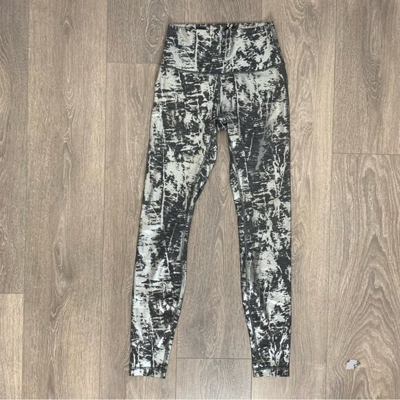 Lululemon Wunder Under Hi Rise Tight *Brindle Foil 28" Crinkle Heather Brindle - Picture 6 of 14